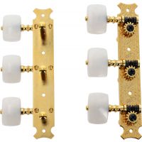 Takamine MECANIQUE FOLK 1+1 TETE AJOUR.GOLD BOUT.NACRE MFJ160G-NA - Vue 1